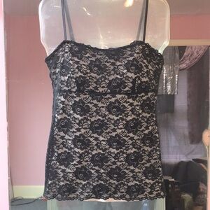 Black Lace Camisole